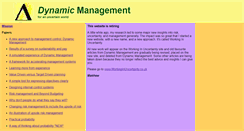 Desktop Screenshot of dynamicmanagement.me.uk