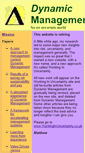 Mobile Screenshot of dynamicmanagement.me.uk