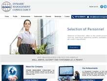 Tablet Screenshot of dynamicmanagement.ae